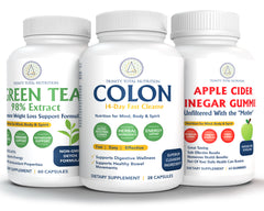 14 Day Fast Cleanse, 98% Green Tea Extract, Apple Cider Vinegar Gummies - Trinity Total Nutrition